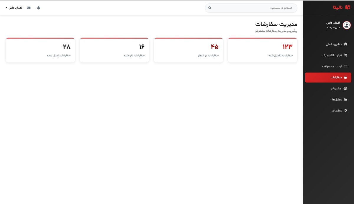 پنل ادمین حرفه ای - تصویر کوچک 5