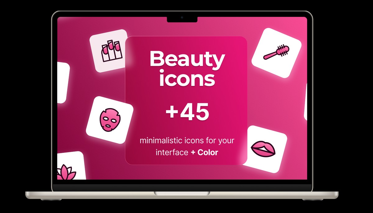 پک رایگان آیکون Beauty & Spa - تصویر 1