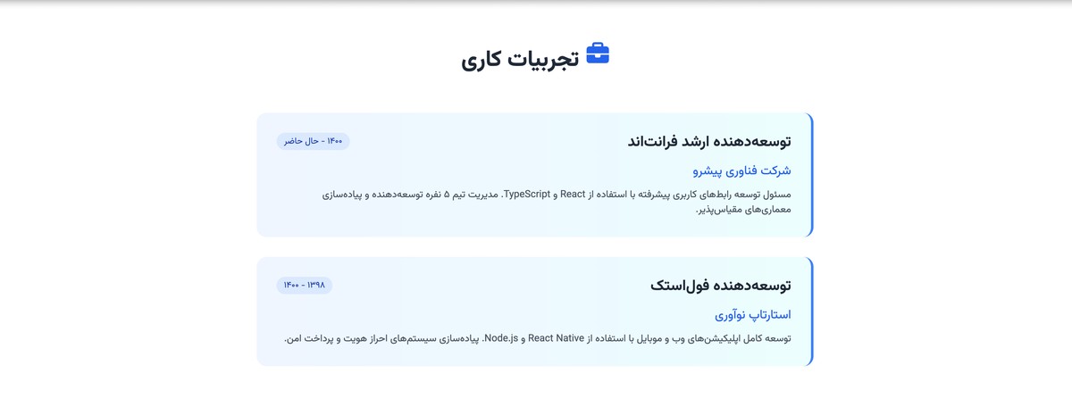 قالب رزومه مدرن - تصویر کوچک 3